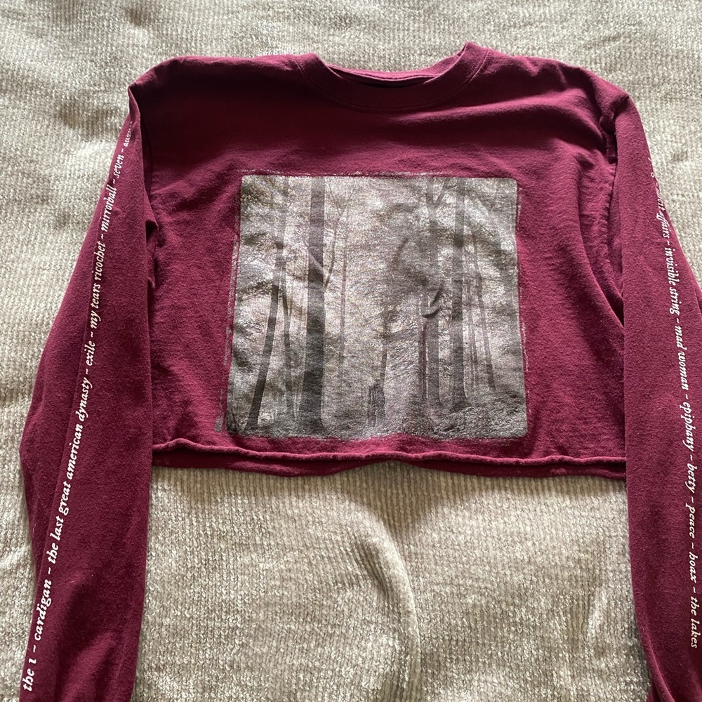 Taylor Swift folklore long sleeve tee